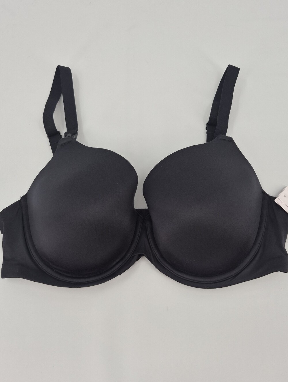 Auden Nursing Lightly Lined Comfort Wire T Shirt Bra Size 38D Black Smooth NEW